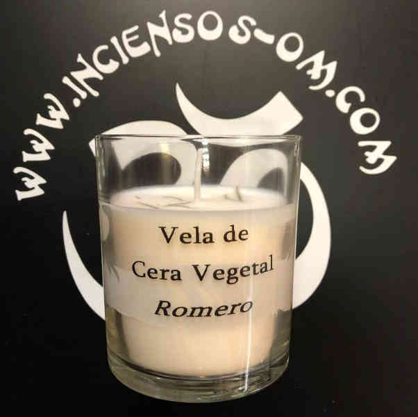 Vela vegetal Soja con Romero
